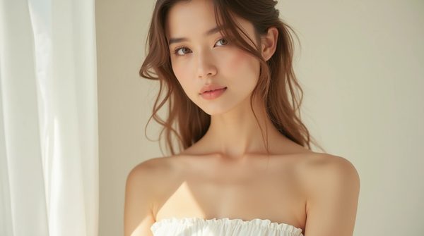 La robe blanche coupe bandeau : épure, tendance et élégance estivale
